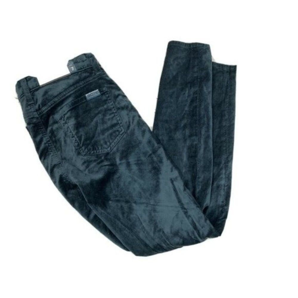 7 for All Mankind the ankle super skinny velvet